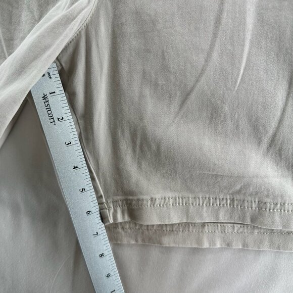 Croft & Barrow Short Mens 44 True Comfort Belted Flat Front Stretchy Soft Beige - Picture 5 of 8